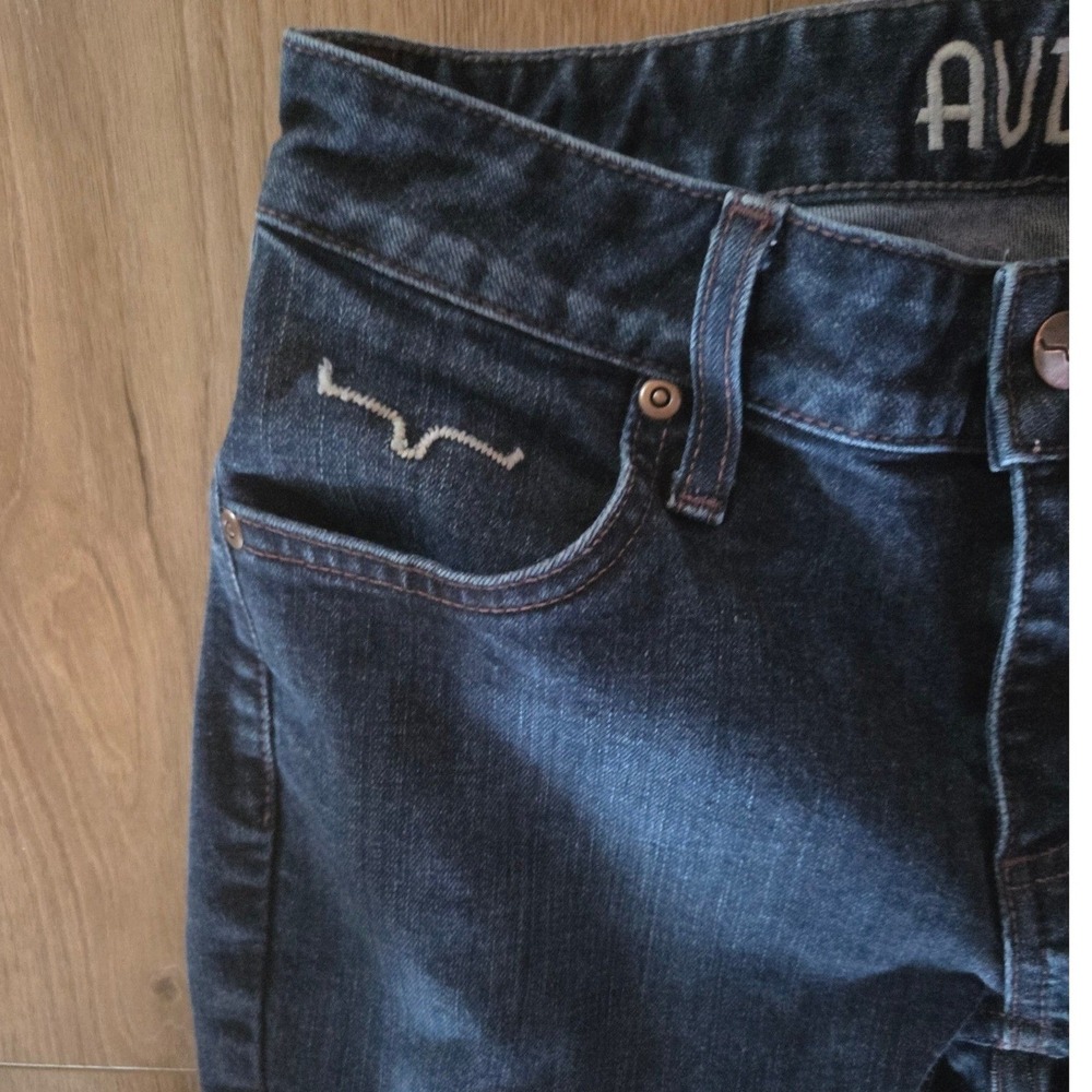 Kimes Ranch Audrey Jeans Womens Dark Wash Mid Rise Bootcut Denim 2/36 - Picture 3 of 6
